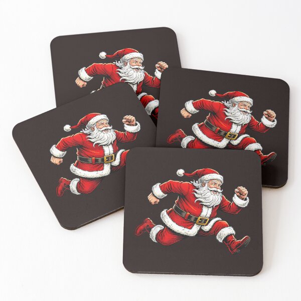 Item preview, Christmas Fitness Santa Running Athletic Holiday Workout Design designed and sold by mari-kayden.