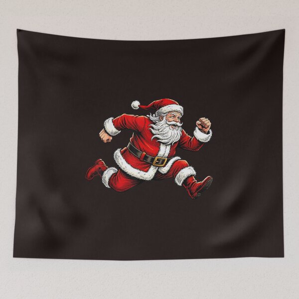 Item preview, Christmas Fitness Santa Running Athletic Holiday Workout Design designed and sold by mari-kayden.