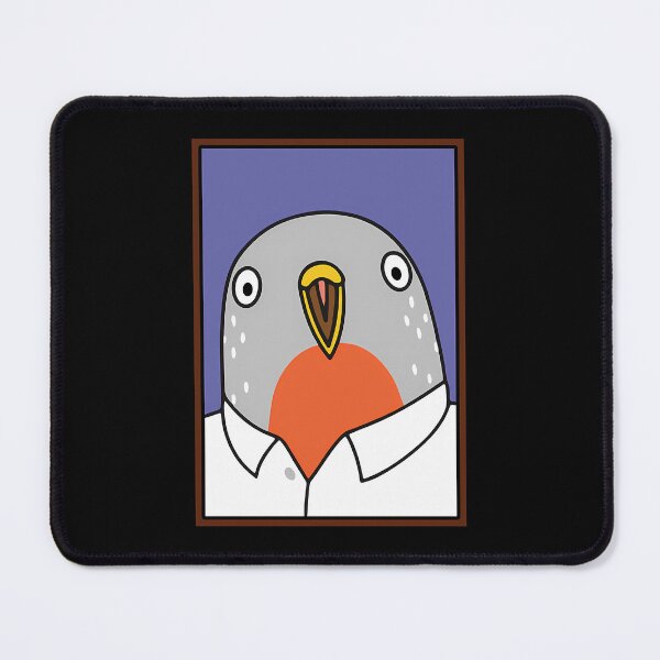 Item preview, Speckle Bird Pigeon in White Portrait designed and sold by HoracHand.