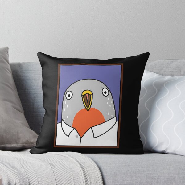 Item preview, Speckle Bird Pigeon in White Portrait designed and sold by HoracHand.