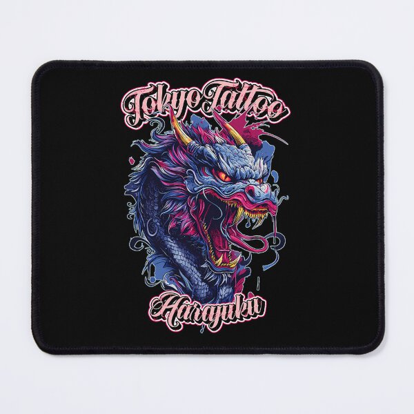 Item preview, Fierce Blue Japanese Dragon Head Roaring With Sharp Teeth designed and sold by TremayneWitting.