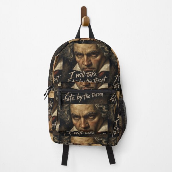 Item preview, Beethoven Quote: I will take fate by the throat - Dark Academia Classical Music Epic Defiance Art designed and sold by DoReMiStudio.