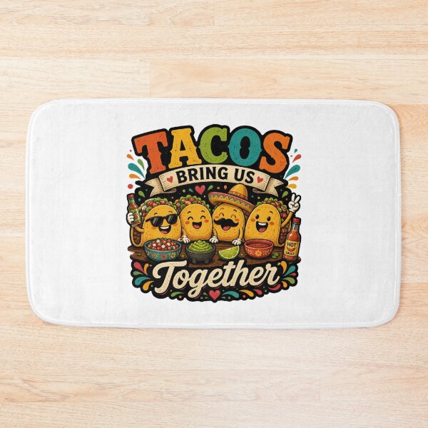 Artikelvorschau, Tacos verbinden uns – Lustige Taco-Freunde entworfen und verkauft von RJACreative.