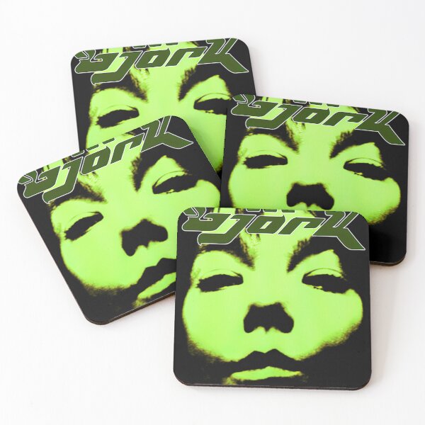 Item preview, Bjorks Homogenics Vintage Face Logo (Green) designed and sold by DarkPsyche.