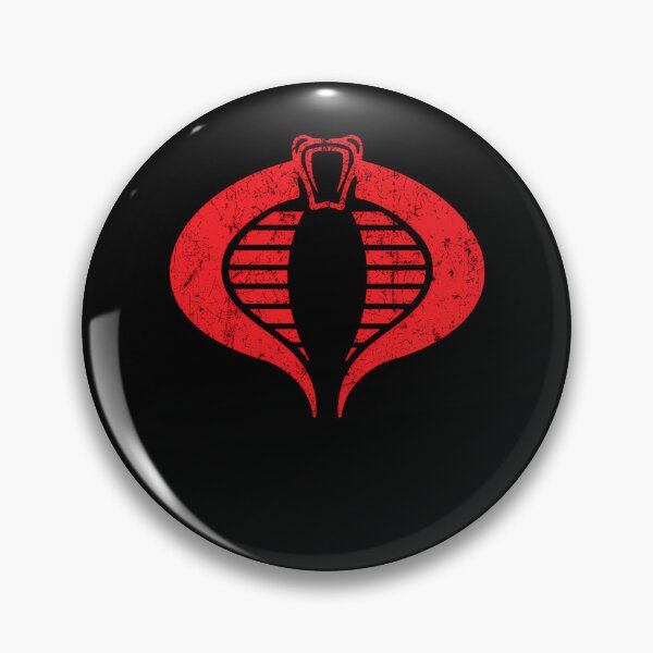 Artikelvorschau, Rotes Schlangen-Motorhaubenwappen-Emblem in Used-Optik entworfen und verkauft von TremayneWitting.