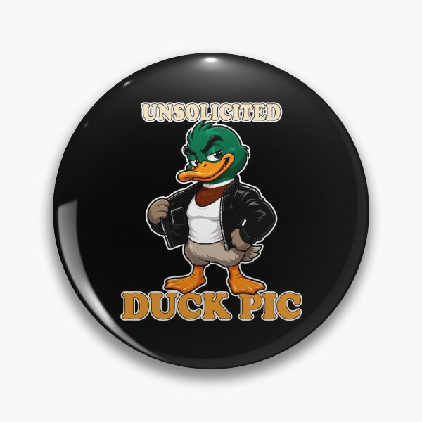 Item preview, Unsolicited Duck Pic | Funny Mallard Duck Pun designed and sold by Karma Design.