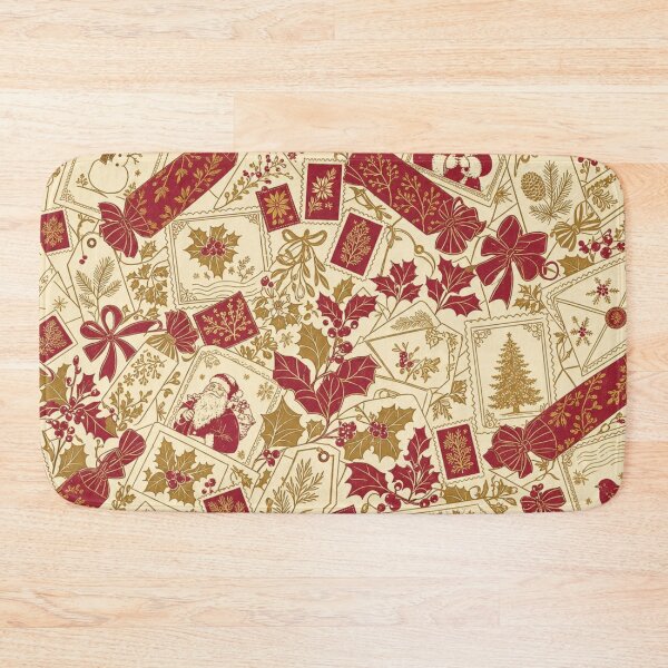 Item preview, Victorian Christmas Ephemera Seamless Pattern | Christmas Aesthetic Repeat Design designed and sold by StickyGuys.