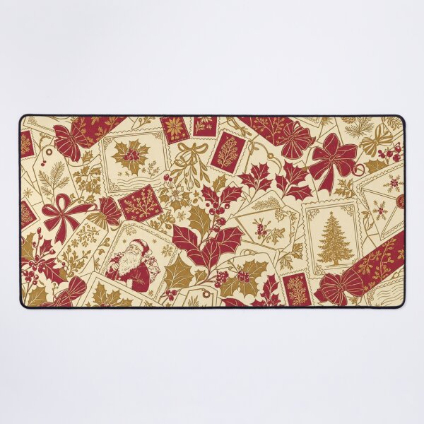Item preview, Victorian Christmas Ephemera Seamless Pattern | Christmas Aesthetic Repeat Design designed and sold by StickyGuys.