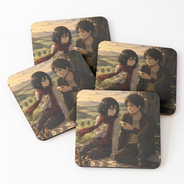 Item preview, Eren and Mikasa designed and sold by jinwooo.