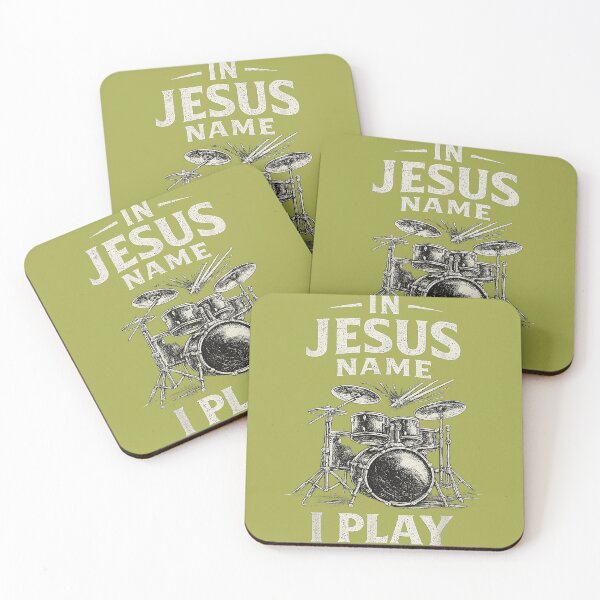 Item preview, Church Band Worship Drummer in Jesus Name I Play Drummer designed and sold by melodycook.