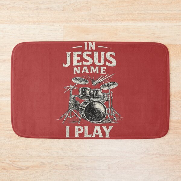 Item preview, Church Band Worship Drummer in Jesus Name I Play Drummer designed and sold by melodycook.