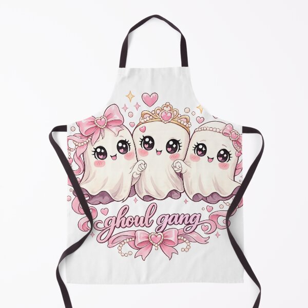 Item preview, Ghoul Gang Cute Coquette Ghost Trio – Pink Halloween BFF Girly Squad Gift designed and sold by SanaCreation13.