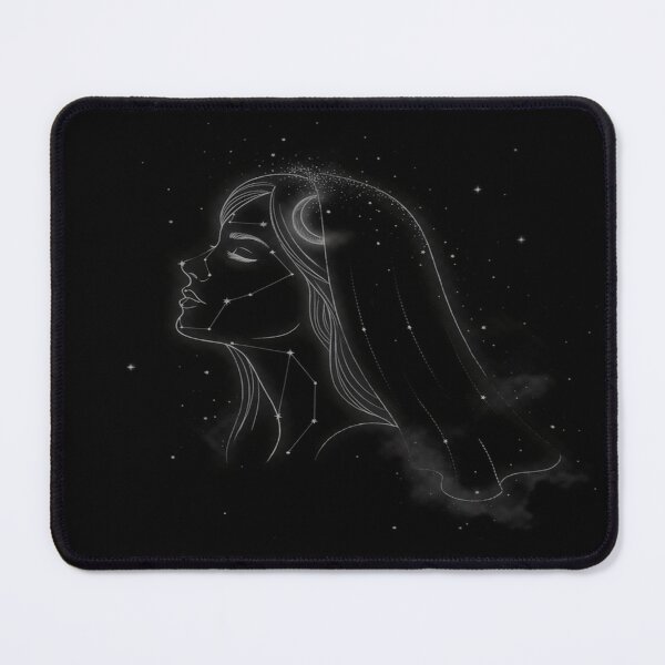 Item preview, Cosmic Goddess – Ethereal Constellation Woman Design designed and sold by Midnight Veil Designs.