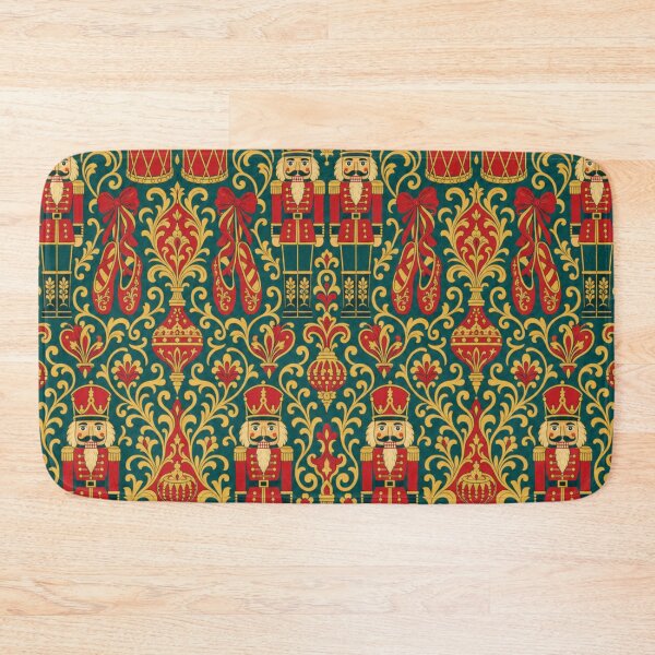 Item preview, Nutcracker Parade Damask Seamless Pattern | Christmas Aesthetic Repeat Design designed and sold by StickyGuys.