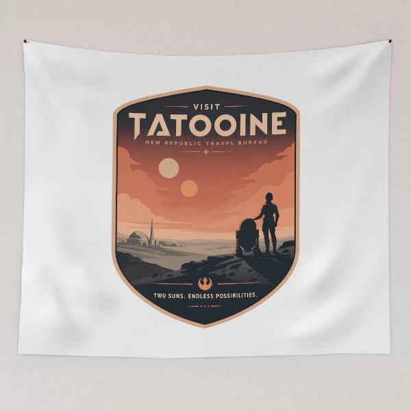 Item preview, Tatooine National Park designed and sold by FrontierCosmic.