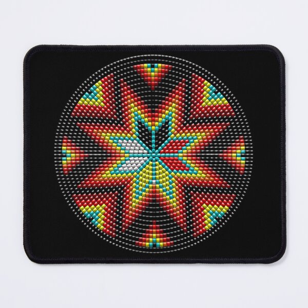 Item preview, NATIVE BEADED MEDALLION (B) 7 designed and sold by Garden Of Nightmares.