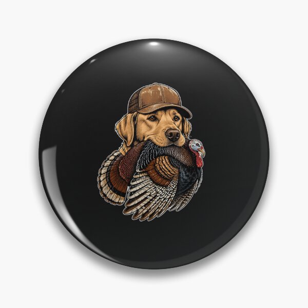 Item preview, Funny Golden Retriever Turkey Hunting Vintage Dog Lover designed and sold by abig-eiyana.