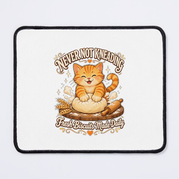 Item preview, Cute Ginger Cat Never Not Kneading Biscuits designed and sold by Kaikab007.