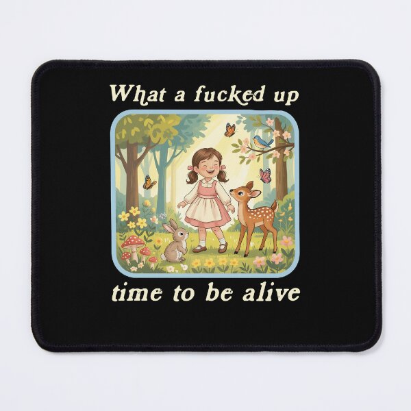 Item preview, What A Fucked Up Time To Be Alive Retro Meme designed and sold by ellapaintcoast.