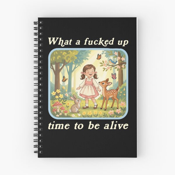 Item preview, What A Fucked Up Time To Be Alive Retro Meme designed and sold by ellapaintcoast.