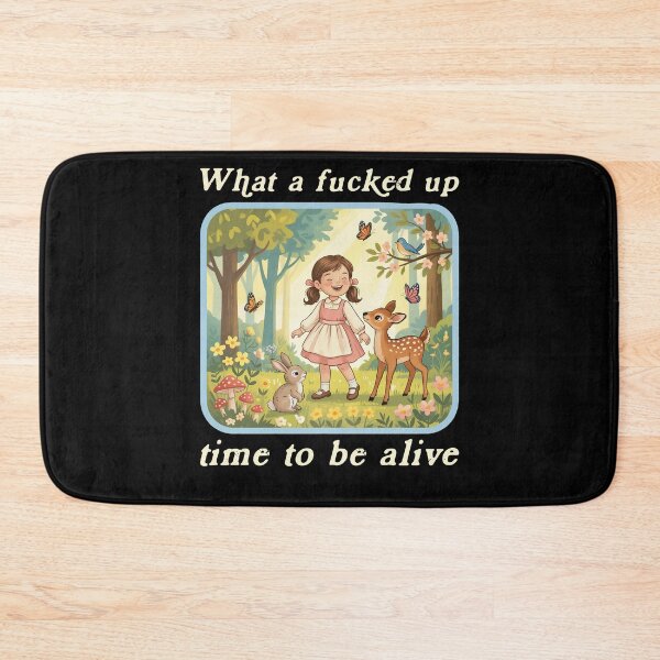 Item preview, What A Fucked Up Time To Be Alive Retro Meme designed and sold by ellapaintcoast.