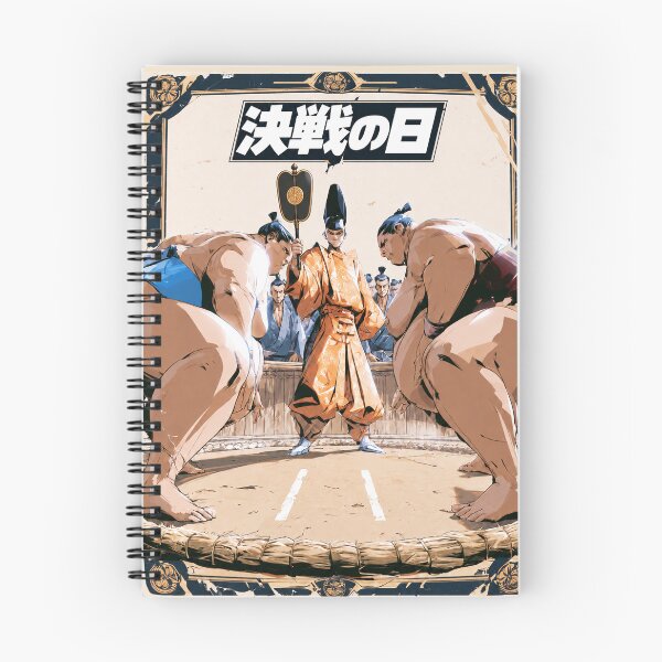Item preview, Sumo Decisive Battle Japanese Art designed and sold by Bizu Digitalart.