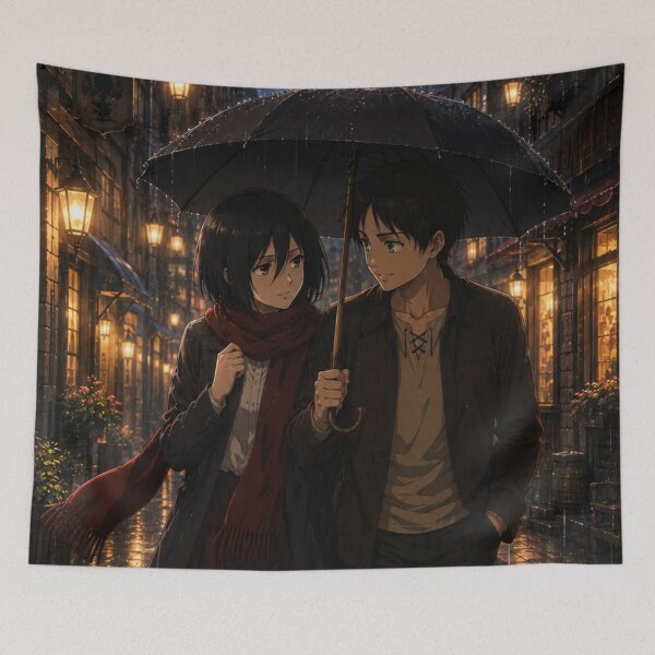 Item preview, Eren and Mikasa designed and sold by jinwooo.