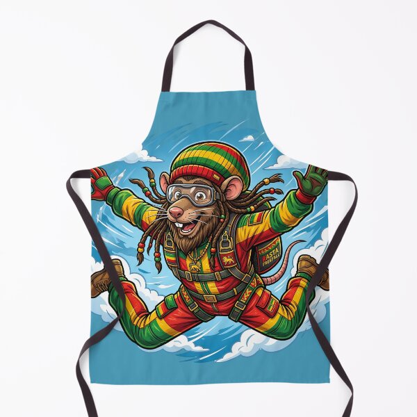 Item preview, Rasta Freefall Mouse | Skydiving Reggae Mouse designed and sold by digitalbob60.