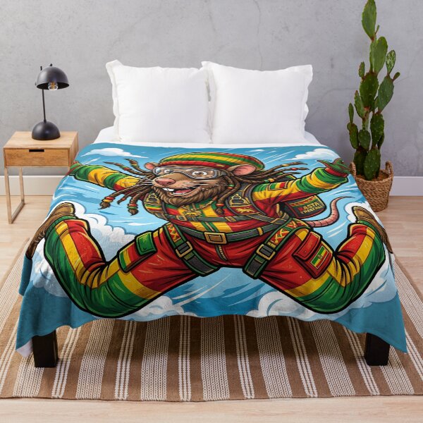Item preview, Rasta Freefall Mouse | Skydiving Reggae Mouse designed and sold by digitalbob60.