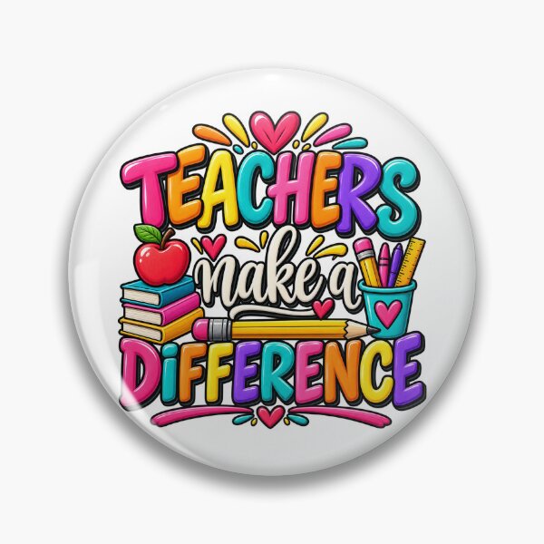 Item preview, Cute Groovy Teachers Make A Difference designed and sold by HimaPrototype.