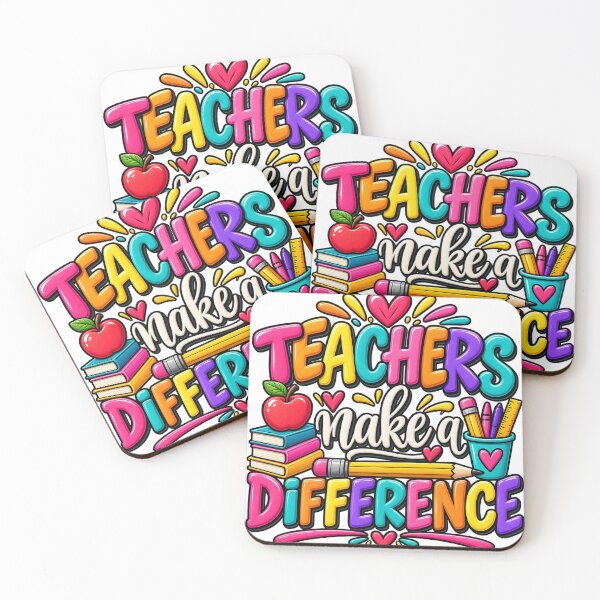 Item preview, Cute Groovy Teachers Make A Difference designed and sold by HimaPrototype.