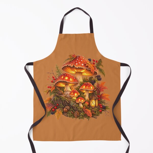 Item preview, Cottagecore Jack-o-Lantern Mushroom Watercolor Art – Whimsical Halloween Print designed and sold by MagicMakerPh.