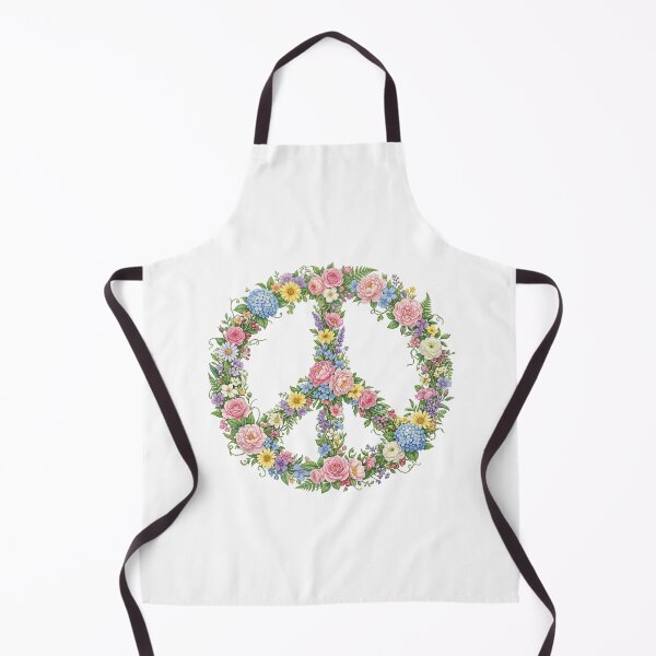 Item preview, Peace Symbol of Flowers designed and sold by PoppeeFrost.