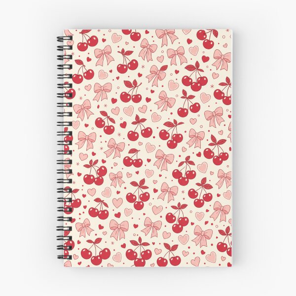 Item preview, Cherry Bows Soft Girl Seamless Pattern | Coquette Aesthetic Repeat Design designed and sold by StickyGuys.