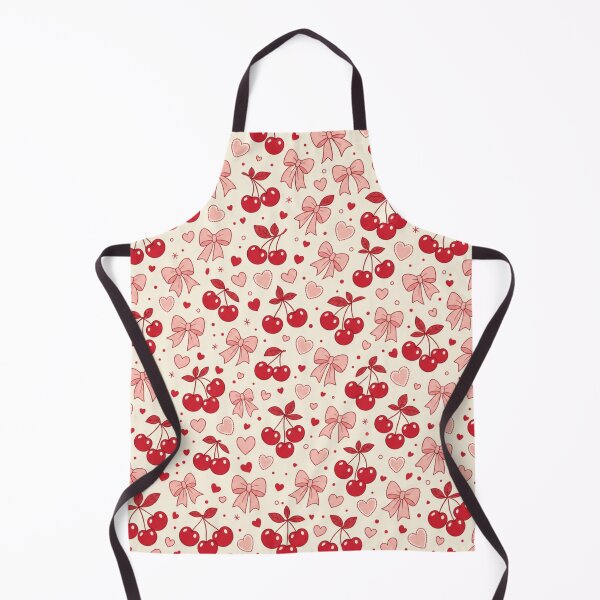 Item preview, Cherry Bows Soft Girl Seamless Pattern | Coquette Aesthetic Repeat Design designed and sold by StickyGuys.