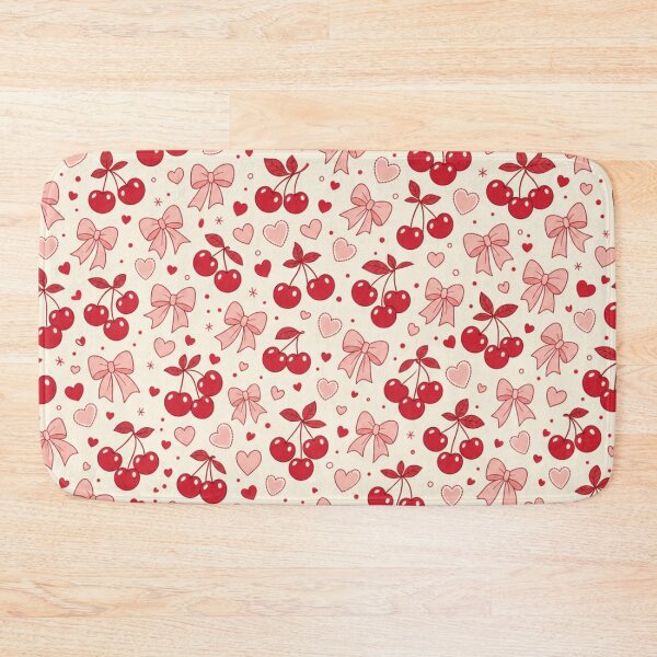 Item preview, Cherry Bows Soft Girl Seamless Pattern | Coquette Aesthetic Repeat Design designed and sold by StickyGuys.