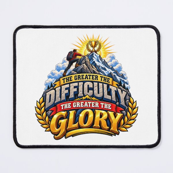 Item preview, The Harder the Climb designed and sold by Quote Gallery.