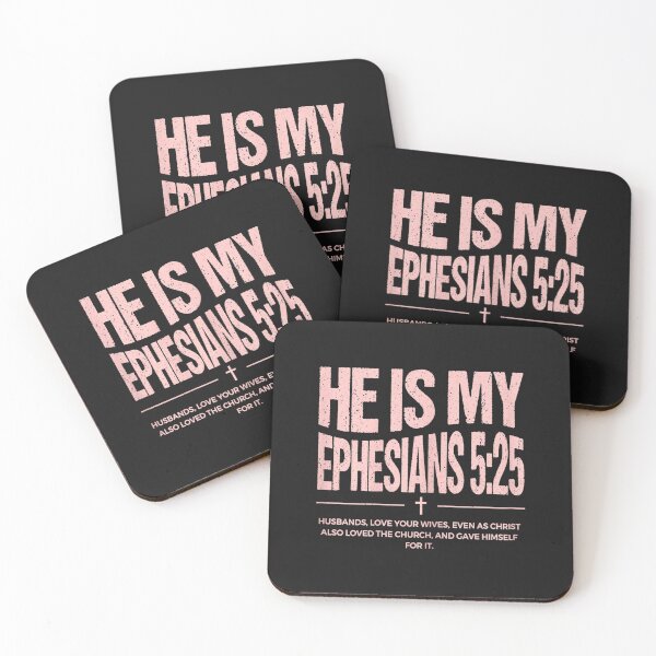 Item preview, He is My Ephesians 5 25 Christian Bible Verse Husband designed and sold by FrankIsabel.