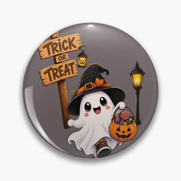 Item preview, Trick or Treat Ghost Halloween Candy Cute Spooky Design designed and sold by GRYFFWEAR.