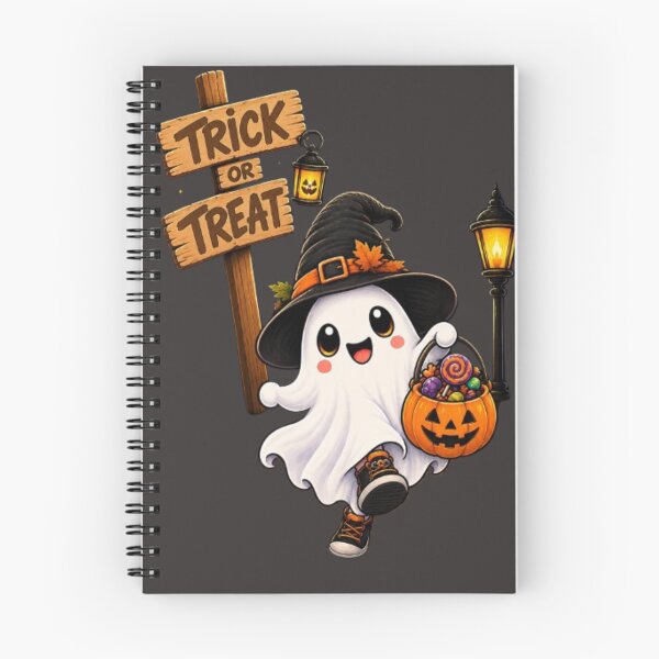 Item preview, Trick or Treat Ghost Halloween Candy Cute Spooky Design designed and sold by GRYFFWEAR.