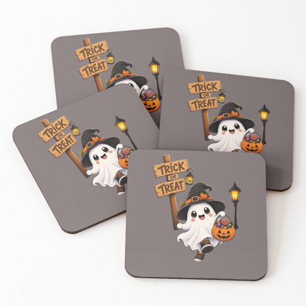Item preview, Trick or Treat Ghost Halloween Candy Cute Spooky Design designed and sold by GRYFFWEAR.