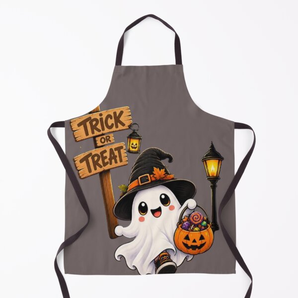 Item preview, Trick or Treat Ghost Halloween Candy Cute Spooky Design designed and sold by GRYFFWEAR.