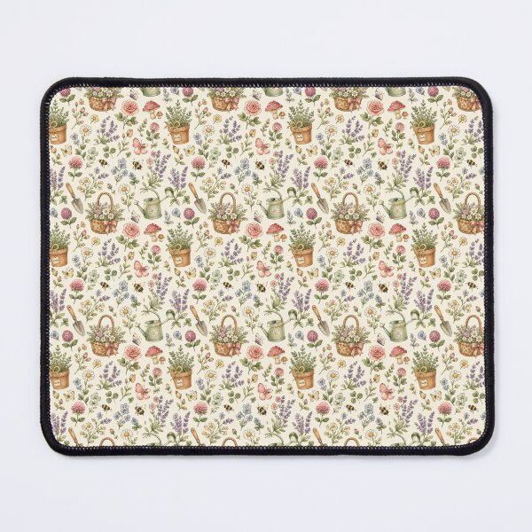 Item preview, Cozy Cottagecore Garden Floral Seamless Pattern designed and sold by Melody Printable.