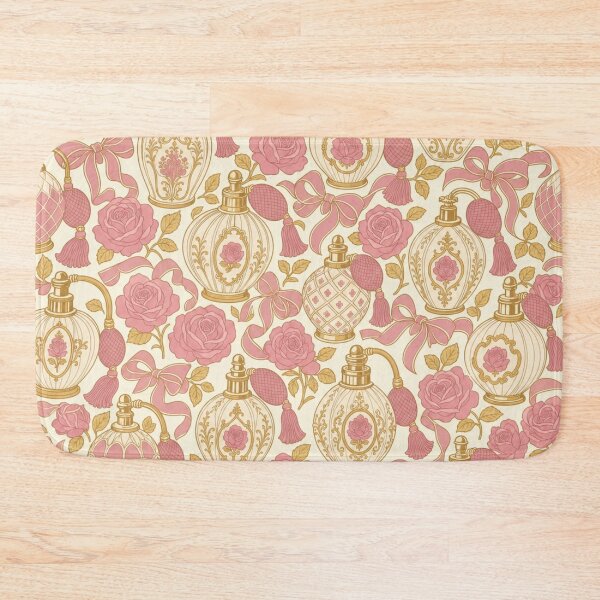 Item preview, Vintage Perfume and Roses Seamless Pattern | Coquette Aesthetic Repeat Design designed and sold by StickyGuys.