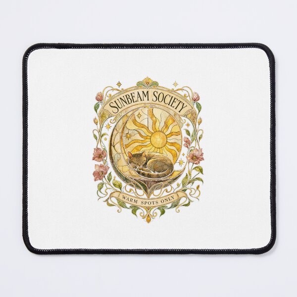 Item preview, Boho Celestial Sunbeam Society Cat Sleeping designed and sold by Kaikab007.