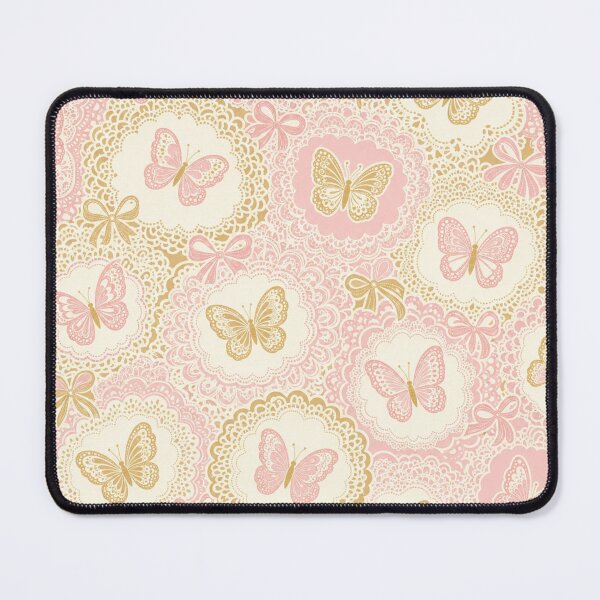 Item preview, Lace Doily and Butterflies Seamless Pattern | Coquette Aesthetic Repeat Design designed and sold by StickyGuys.