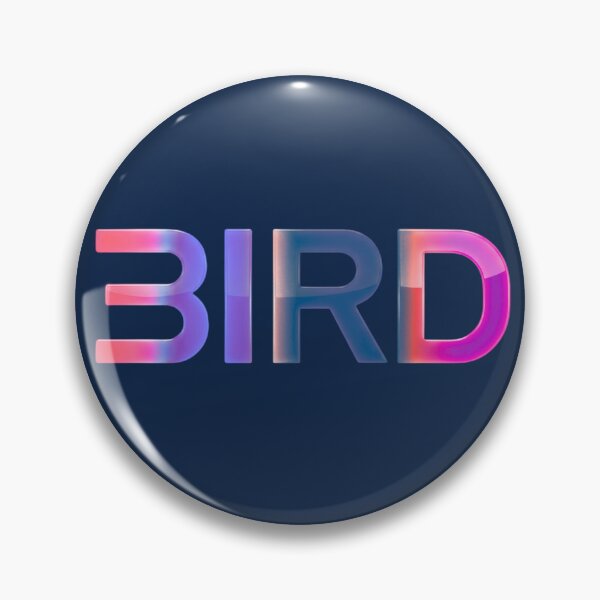 Item preview, BIRD Neon Retro Futuristic Typography – Colorful Y2K Streetwear Design designed and sold by FatmaAhmed90.