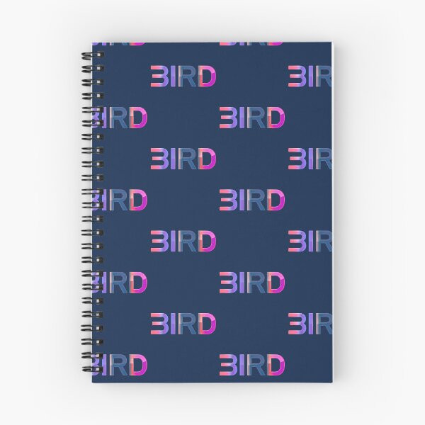 Item preview, BIRD Neon Retro Futuristic Typography – Colorful Y2K Streetwear Design designed and sold by FatmaAhmed90.