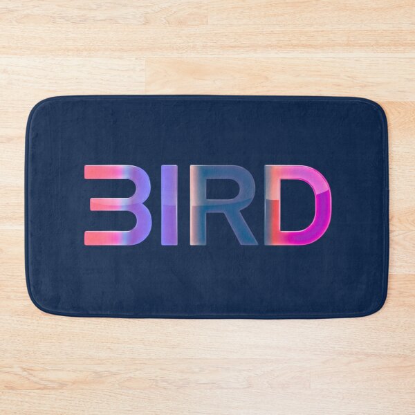 Item preview, BIRD Neon Retro Futuristic Typography – Colorful Y2K Streetwear Design designed and sold by FatmaAhmed90.