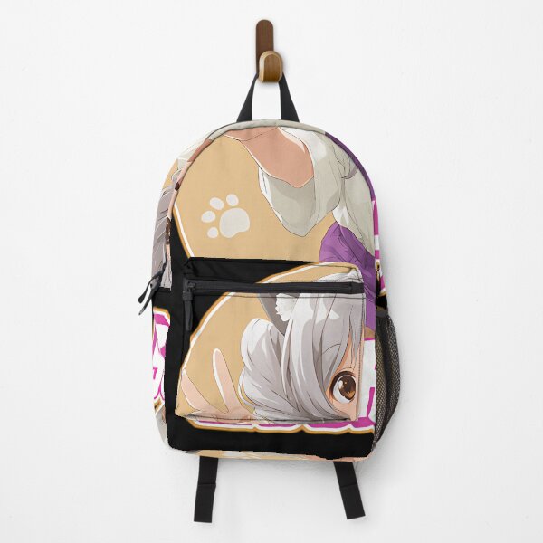 Item preview, Anime Cat Girl Giving Peace Sign Inside Circle designed and sold by JosiArmstrong.